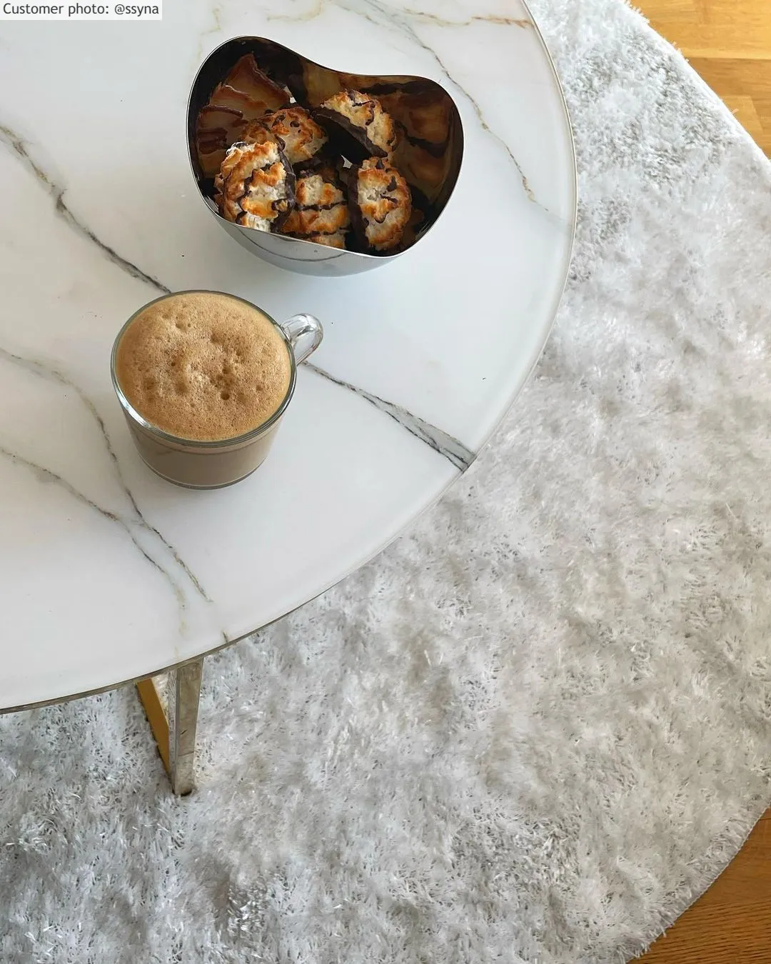 Ronde vloerkleden - Cosy (wit)