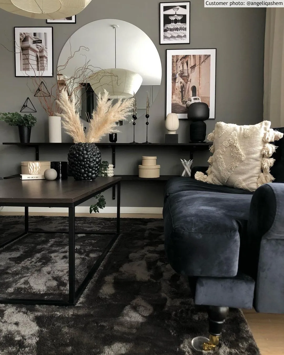 Hoogpolig vloerkleed - Aranga Super Soft Fur (antraciet)