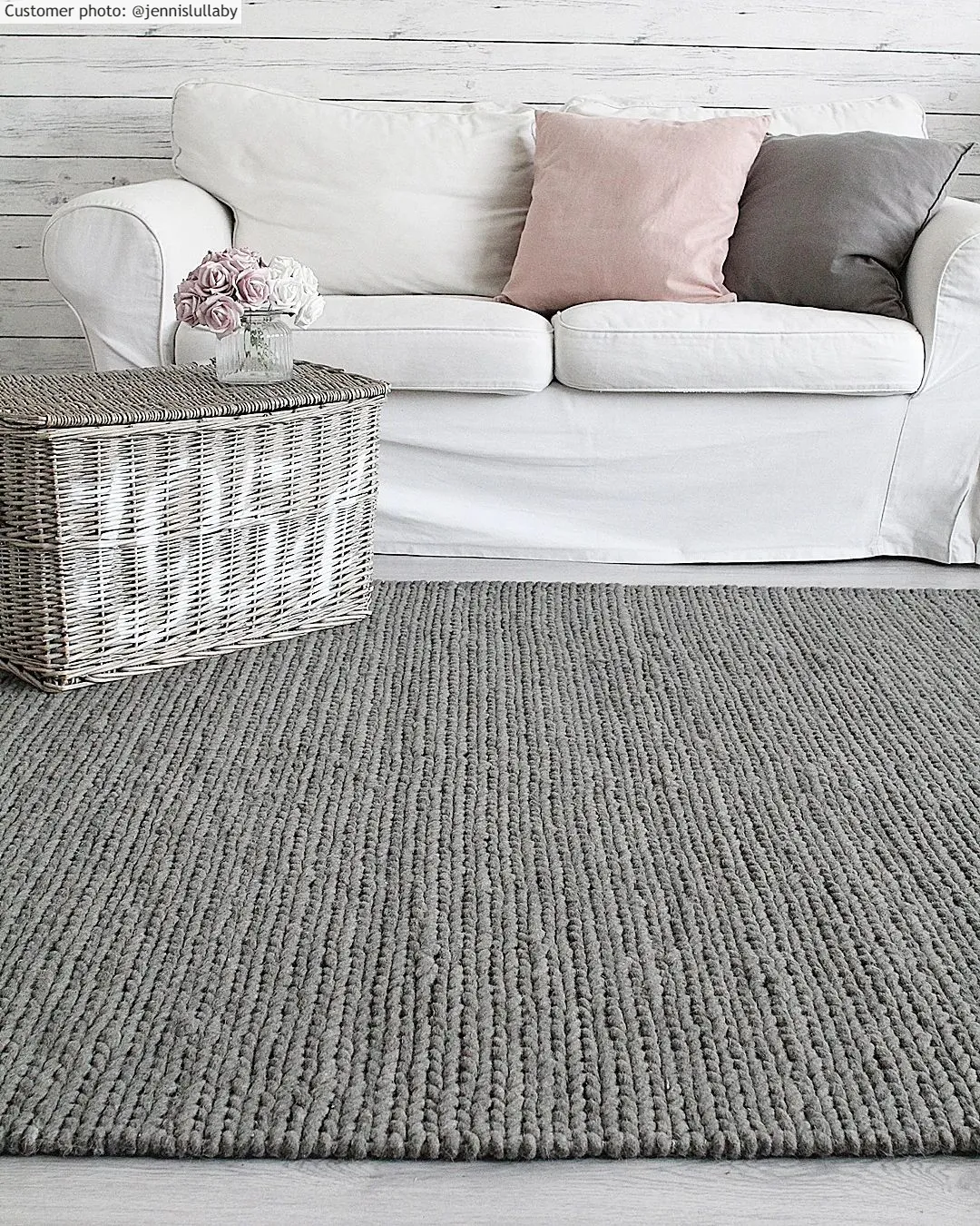 Wollen-vloerkleed - Lynmouth (lichtgrijs)