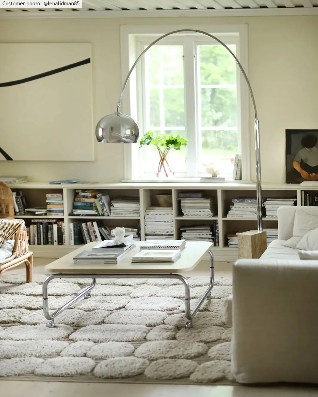 Hoogpolig vloerkleed - Fondi (beige)