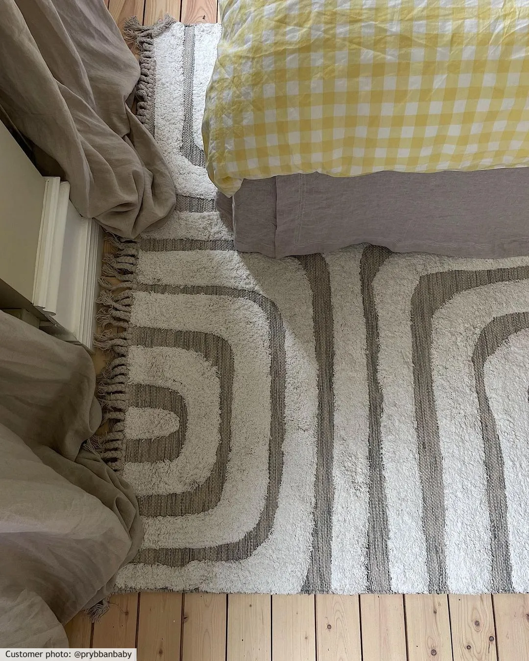 Vloerkleed Katoen - Inez (beige)