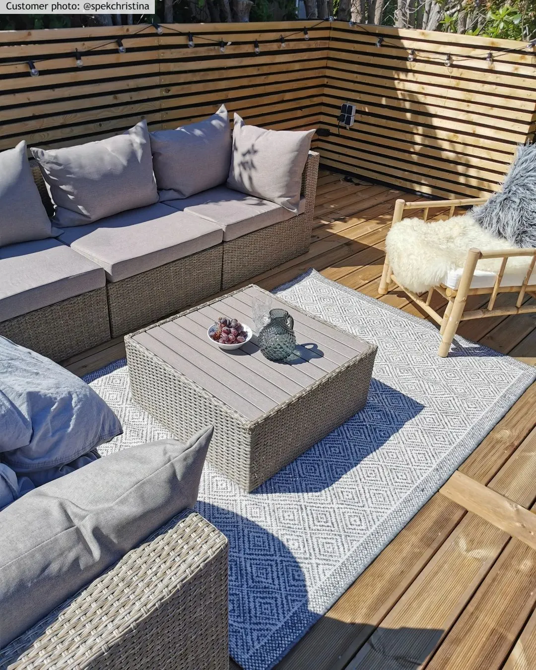 Vloerkleden voor binnen en buiten - Monsaraz (grijs)