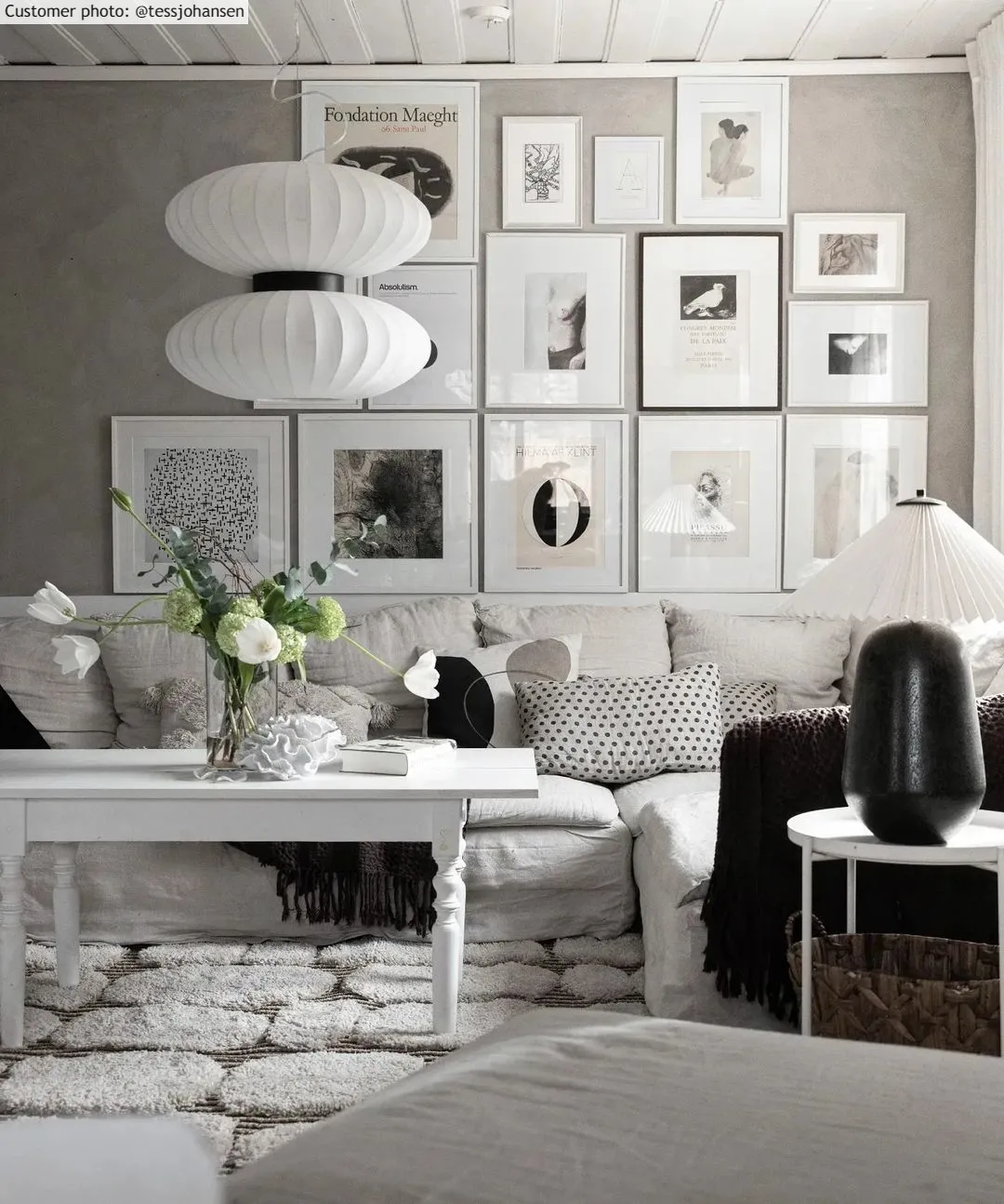 Hoogpolig vloerkleed - Fondi (grijs)