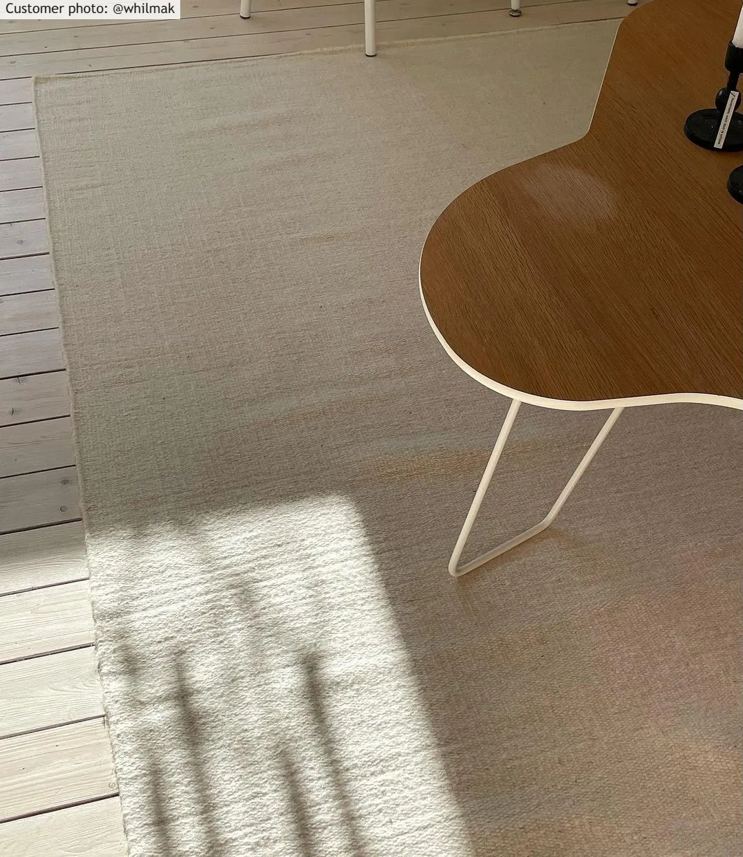 Wollen-vloerkleed - Hamilton (wit)
