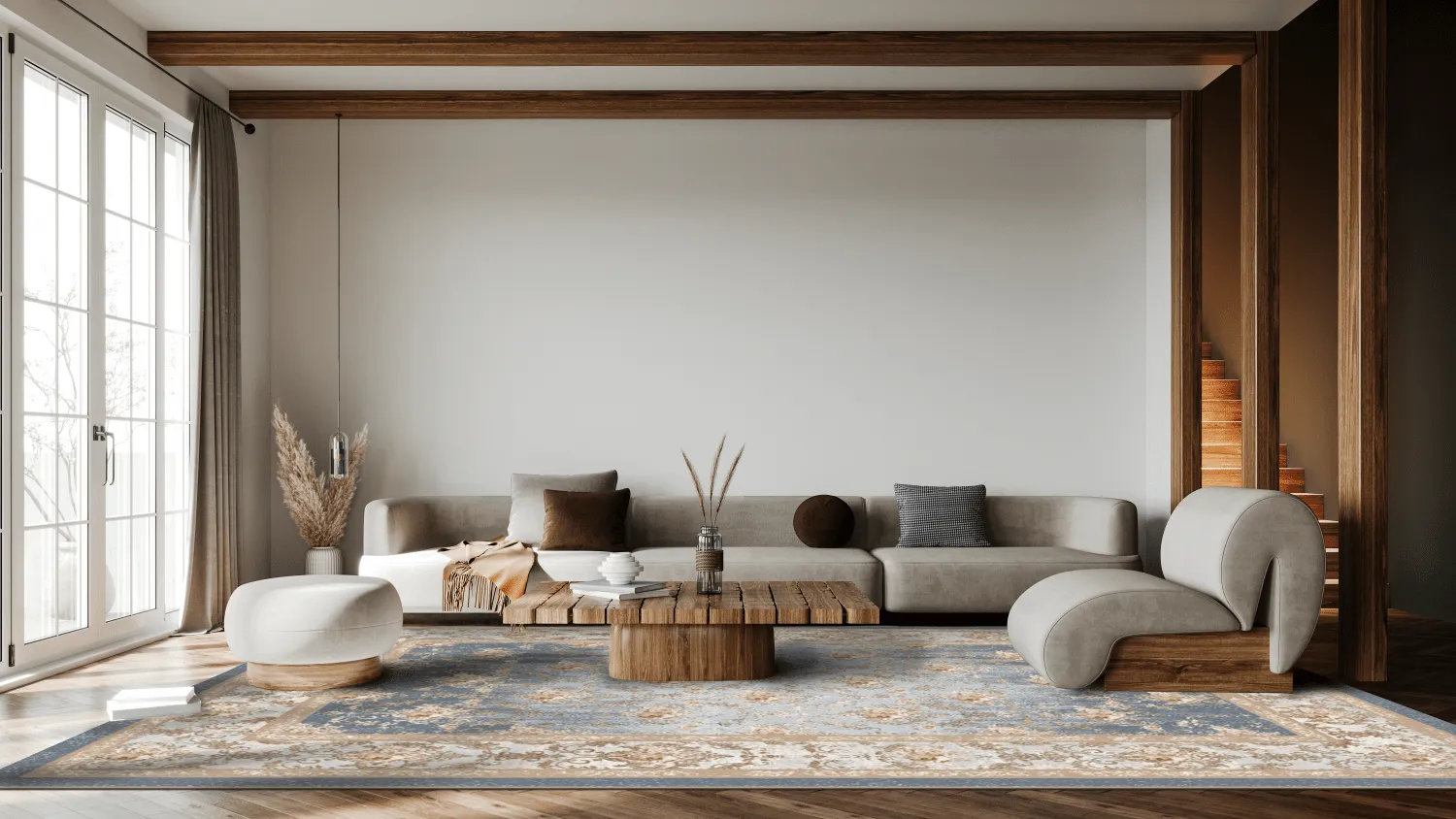 Wilton - Zafer (grijs/beige)