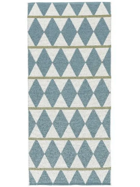 Plastic-kleden - Horredskleden Zigge (blauw)